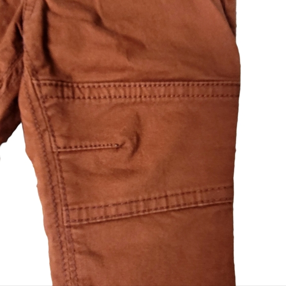 Cat & Jack Baby Boy Burnt Orange Skinny Fit Joggers size 12 months - Picture 5 of 9
